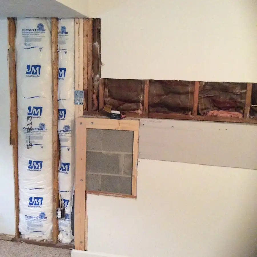 Wall insulation replacement during Odor Removal & Deodorization in Kennett